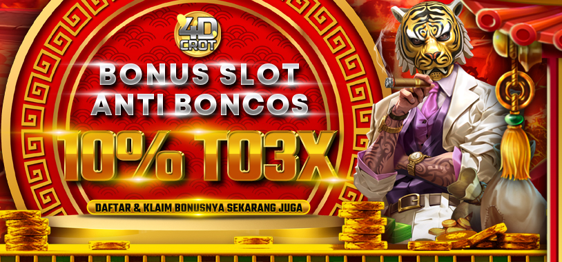 BONUS ANTI BONCOS SLOT 10% TO 3X - CROT4D